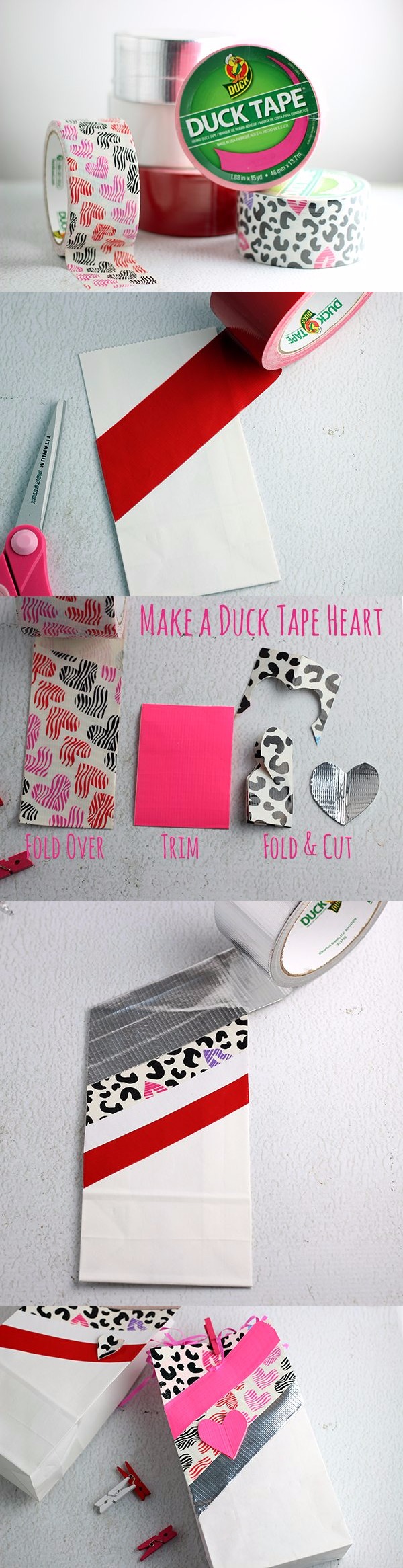 DIY Duck Tape Gift Bags