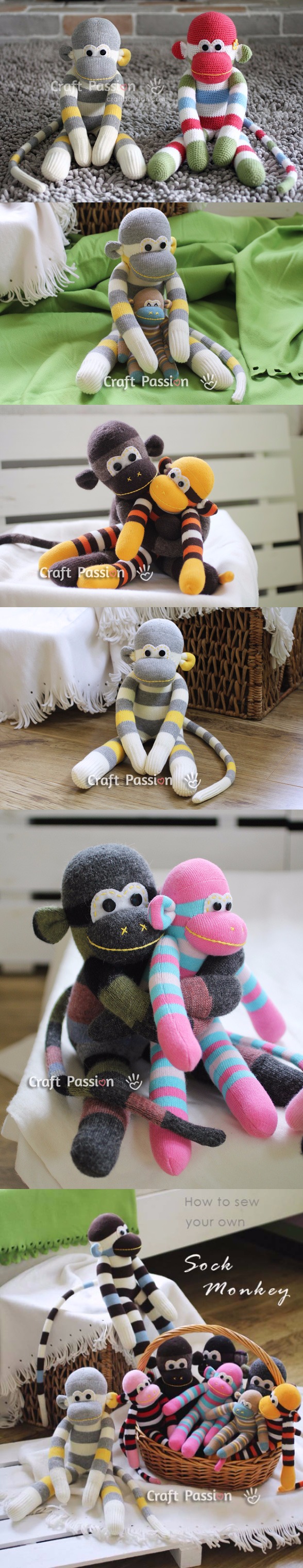 DIY Sock Monkey