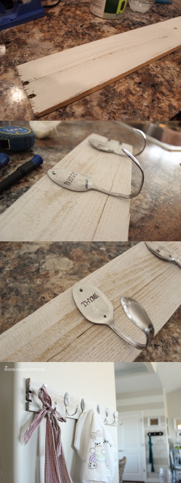 DIY Spoon Hook Rack
