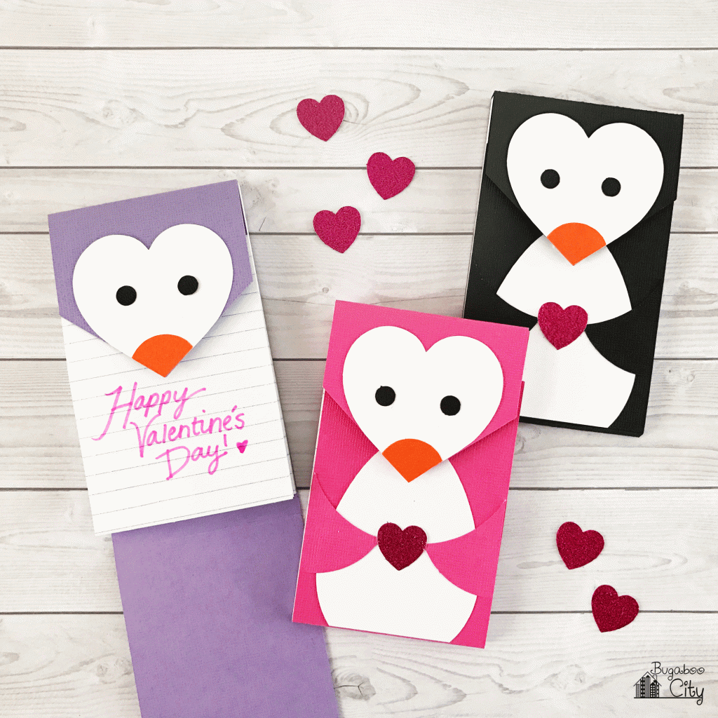Penquin Valentines Day Notepad