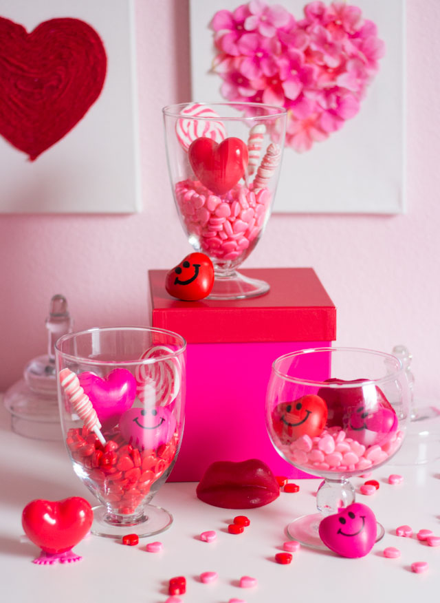 Valentine's Day Candy Terrariums