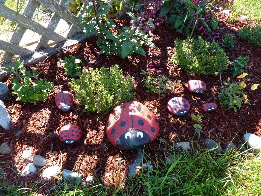  Paint some garden stones
