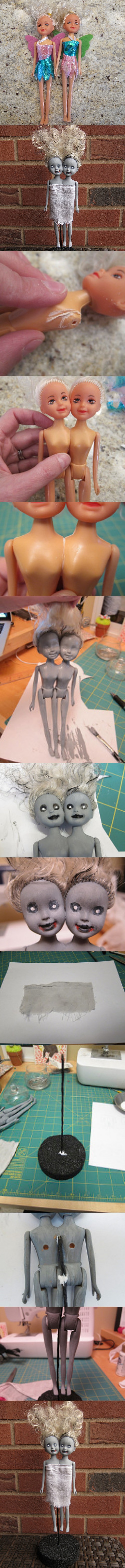 5. Zombie Siamese Twin Dolls