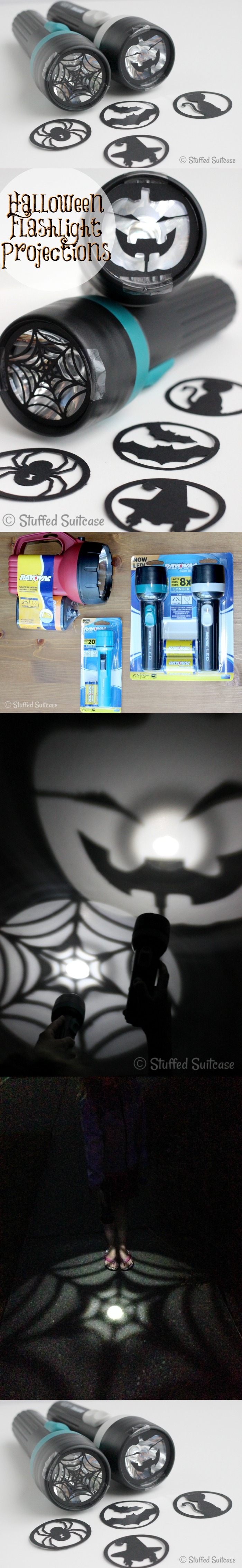 6. Halloween Flashlight Projection Craft