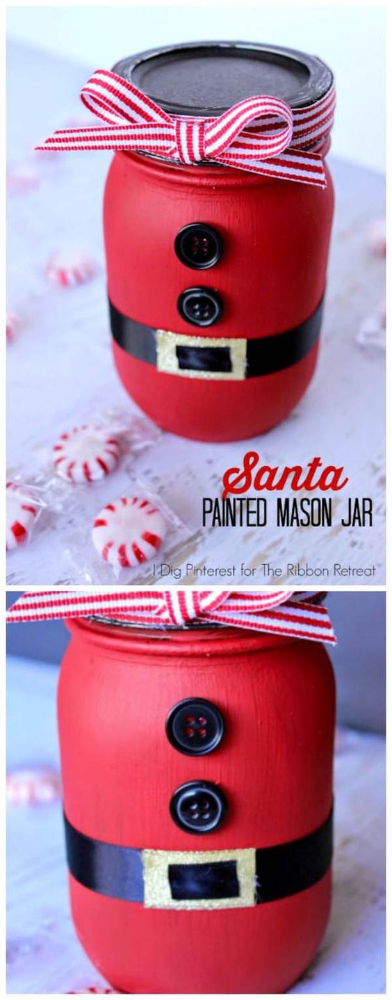 Mason Jar Christmas Decorations