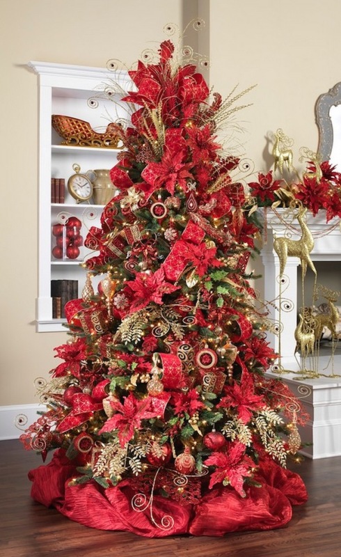 Red Christmas Tree Decorations