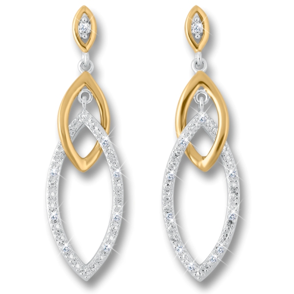 Links of Love Diamond Earrings