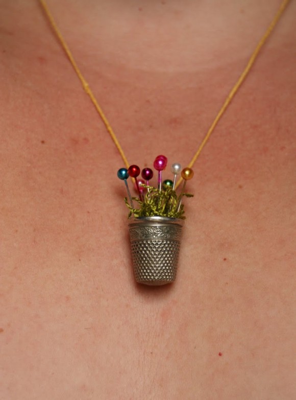 DIY Thimble Necklace