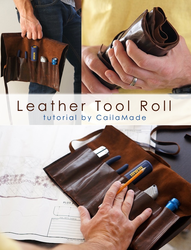 DIY Leather Tool Roll Holder