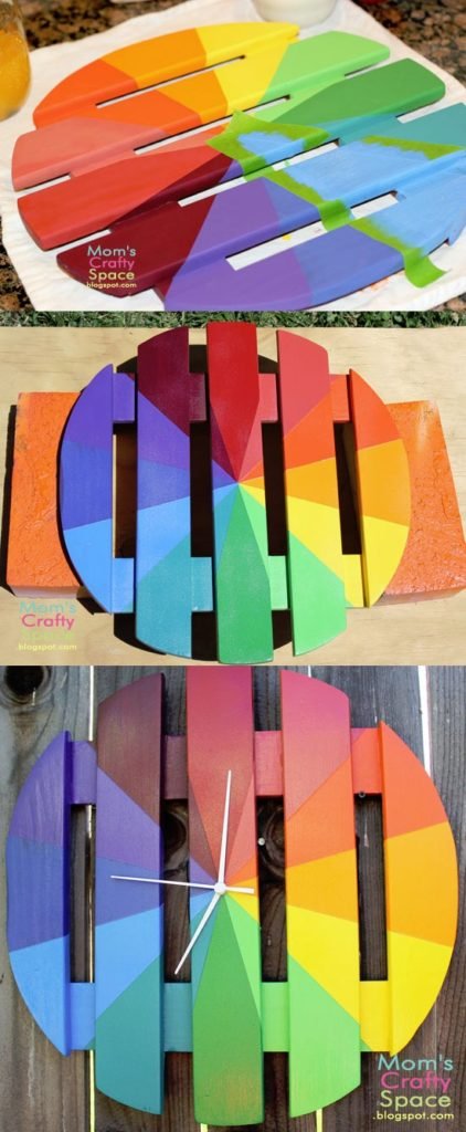 DIY Geometric Clocks Ideas With Direction - A DIY Projects