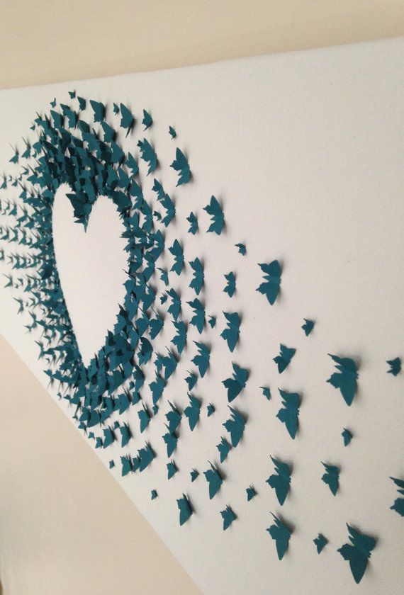 DIY Butterfly Wall Art