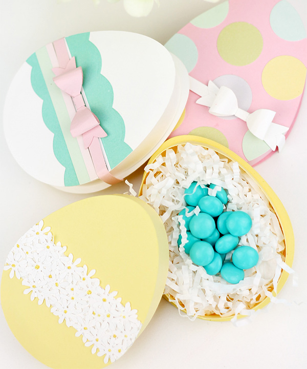 Easter Egg Candy Boxes