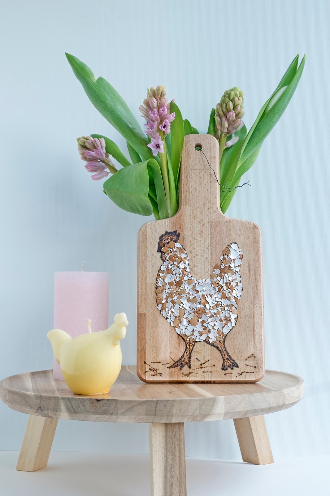 Cheese Board Easter Decorations