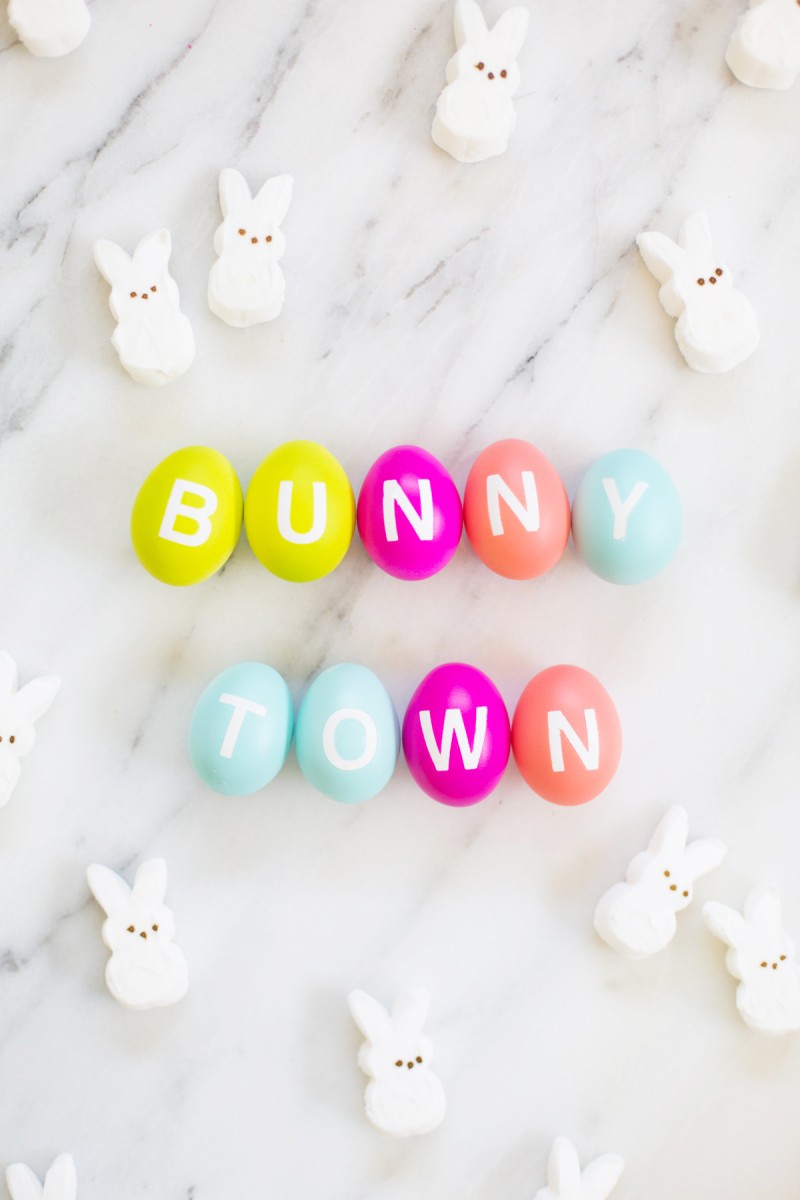 DIY Alphabet Easter Eggs