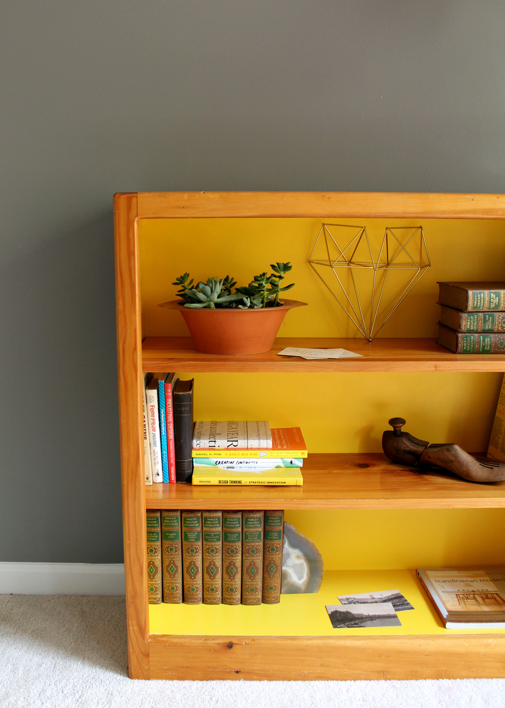 DIY Interior Bookcase