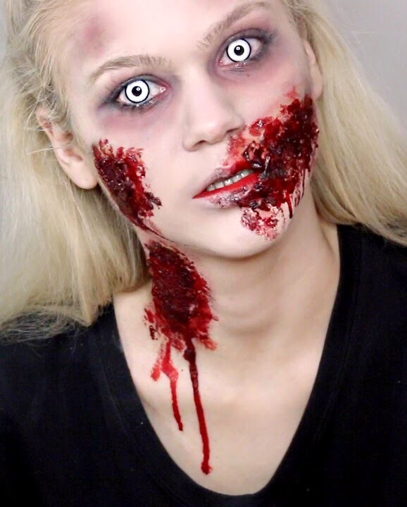 Creepy Zombie Halloween Makeup