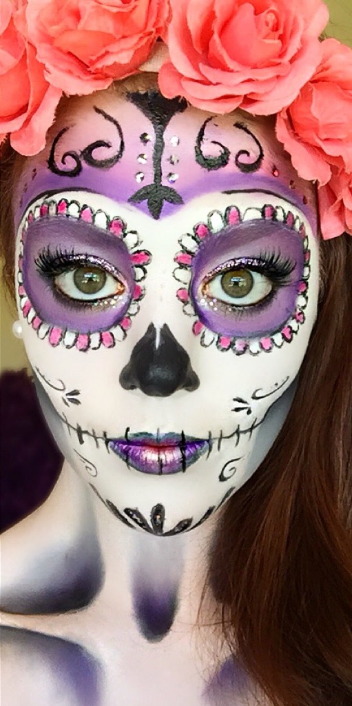 Sugar Skull Halloween Makeup