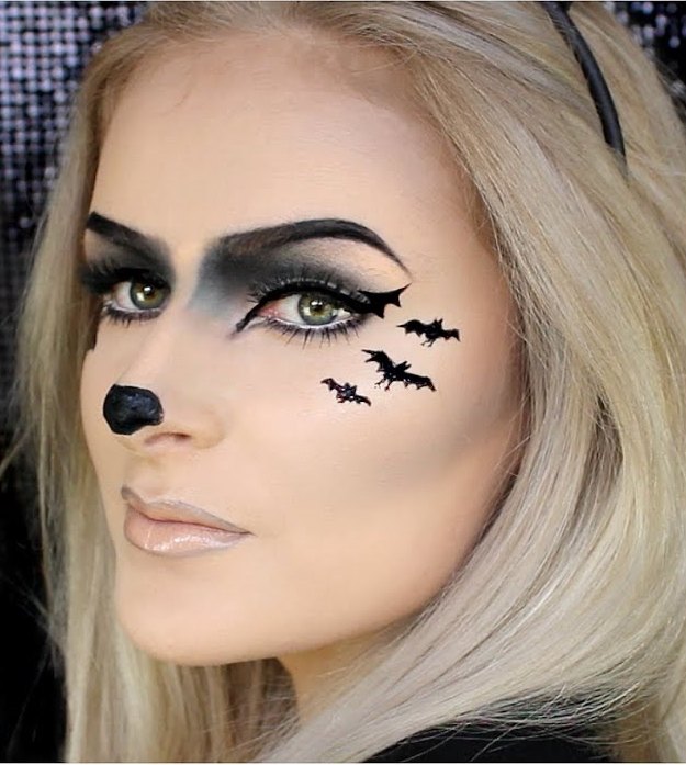 Bat Halloween Makeup