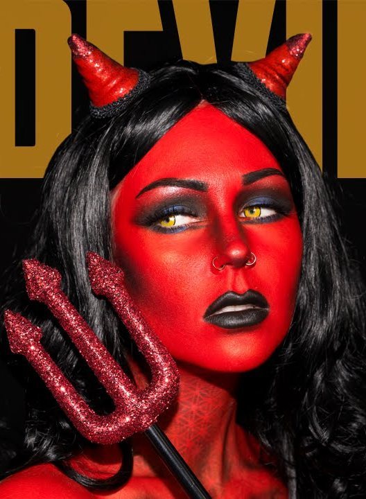 Heaven & Hell Devil Halloween Makeup