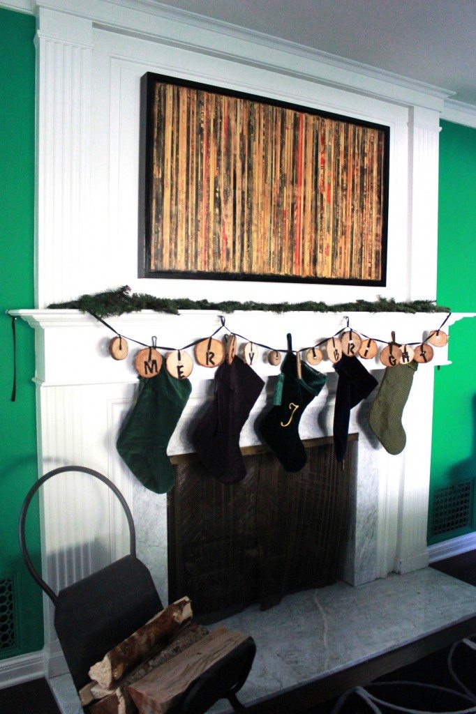 Recycled Wood Garland