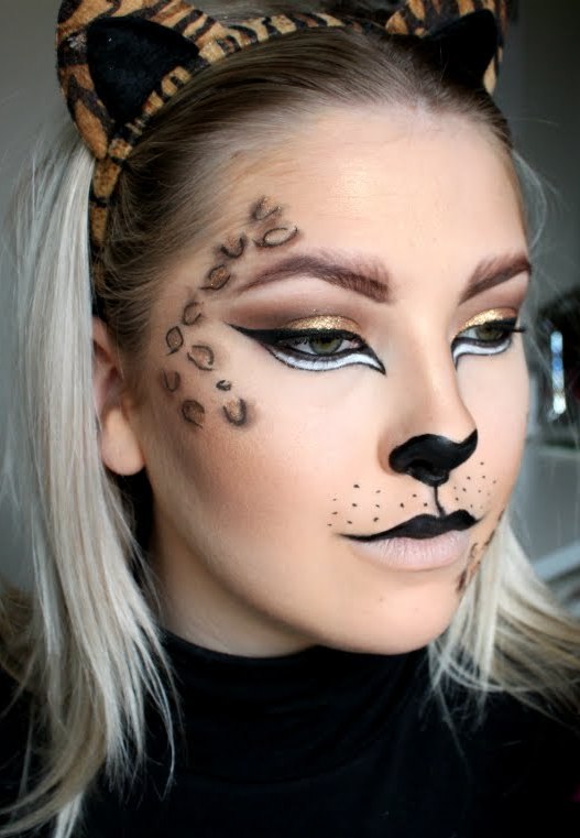 Leopard Halloween Makeup
