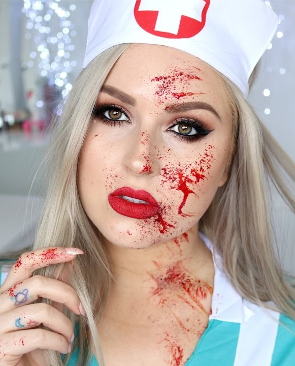 Nurse Halloween Makeup