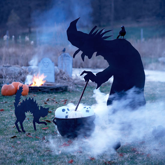 Outdoor Witch Decor