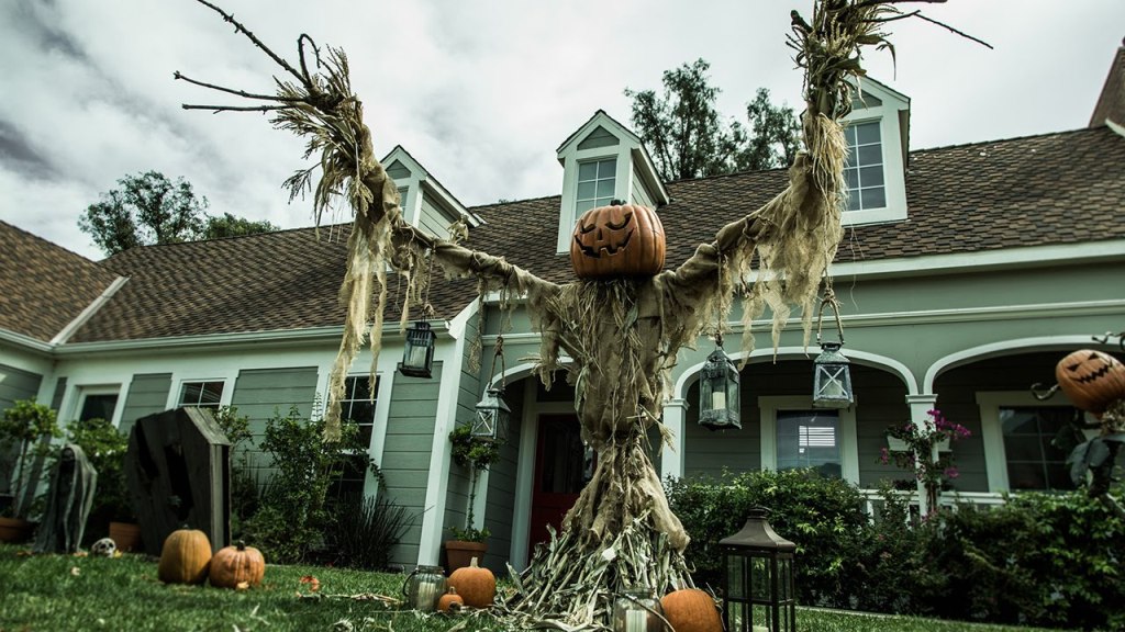 Pumpkin Scarecrow Halloween Decoration
