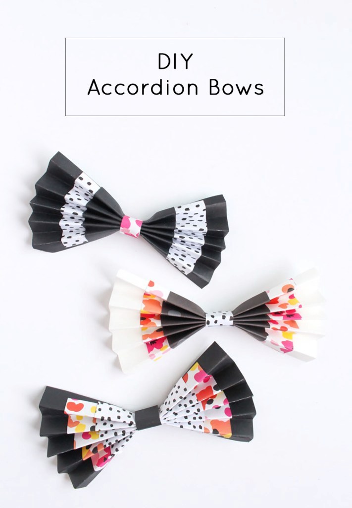 Paper Accordion Bows