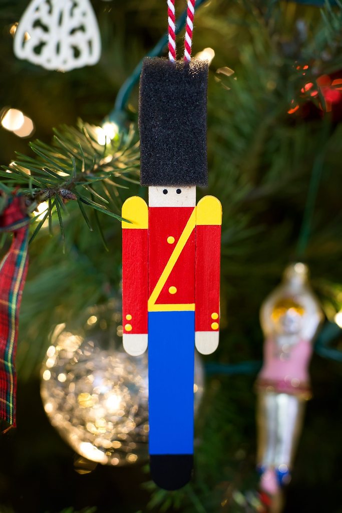 Wooden Toy Soldier Ornament