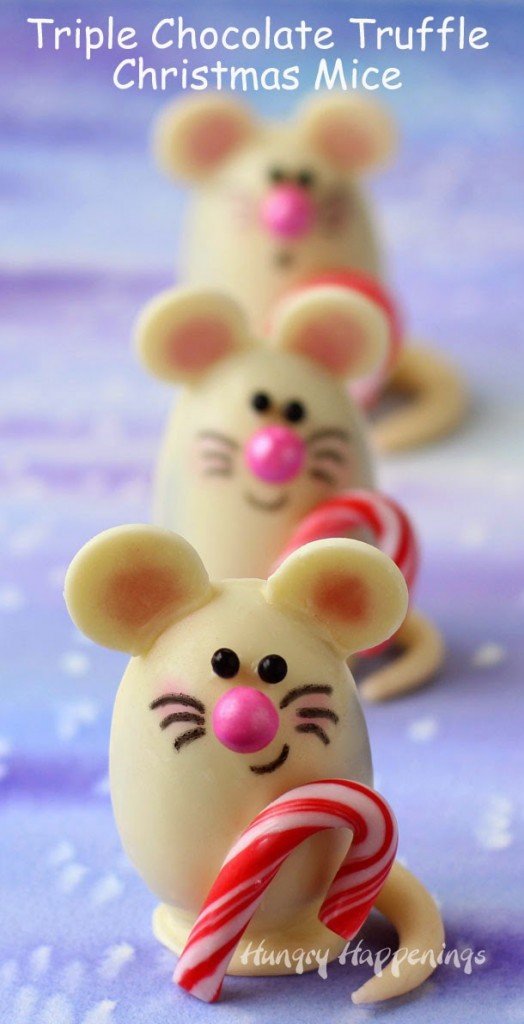 Christmas Mice Truffles