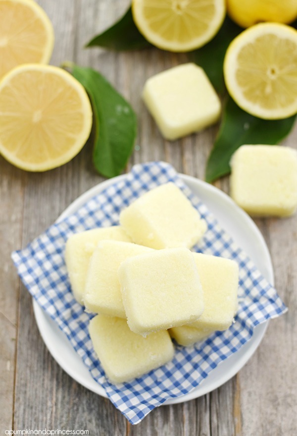Lemon Sugar Scrub Cubes