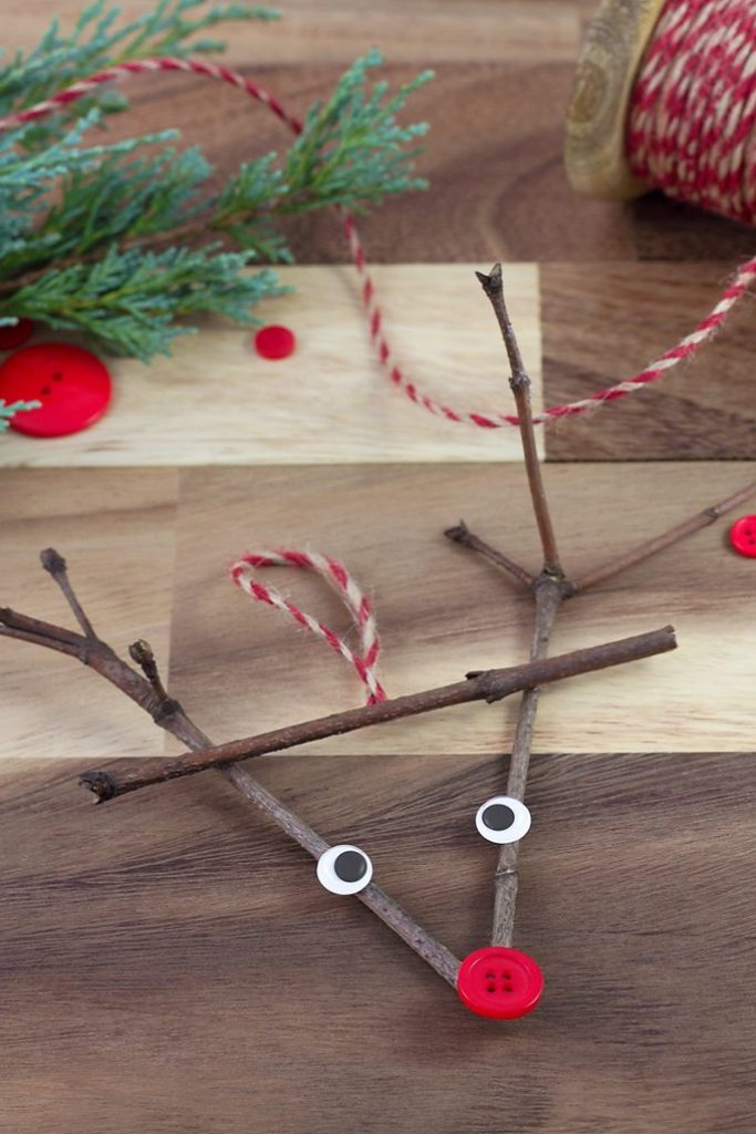 Twig Reindeer Ornaments