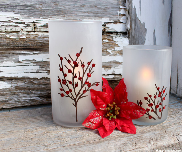 Etched Candle Holders