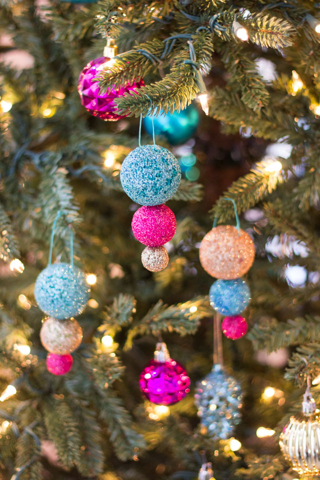 Glitter Ball Ornaments