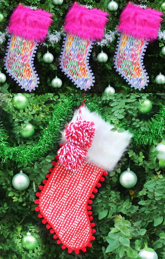 No-Sew Christmas Stockings