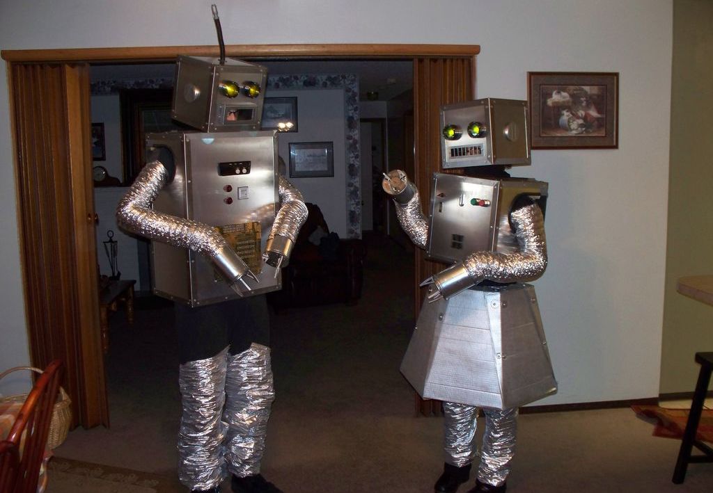 Robot Couples Halloween Costumes