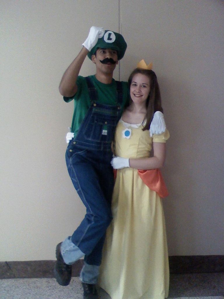 Luigi and Princess Daisy Halloween Costumes