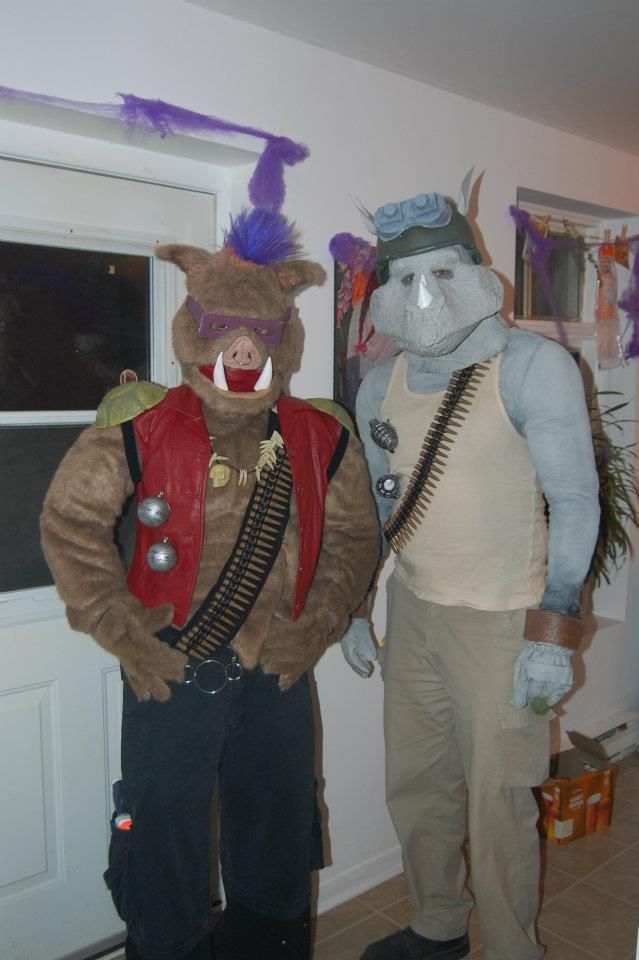 Bebop & Rocksteady Couples Halloween Costumes