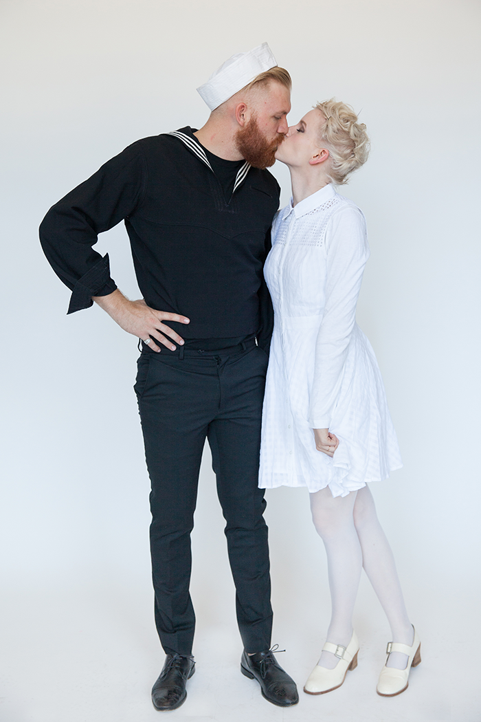 Kissing Sailor Couples Halloween Costumes