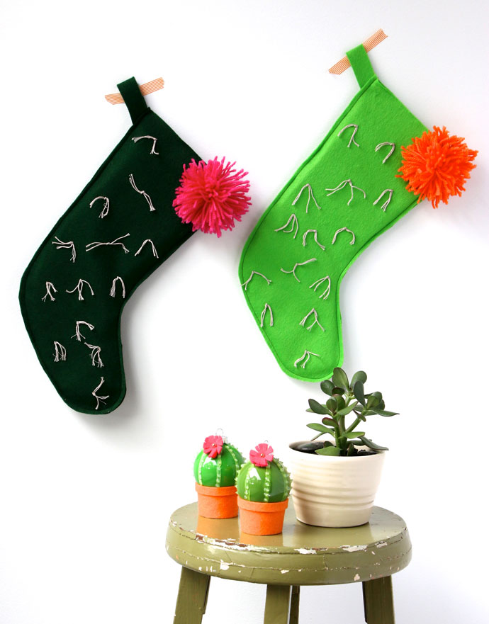 Cactus Christmas Stocking