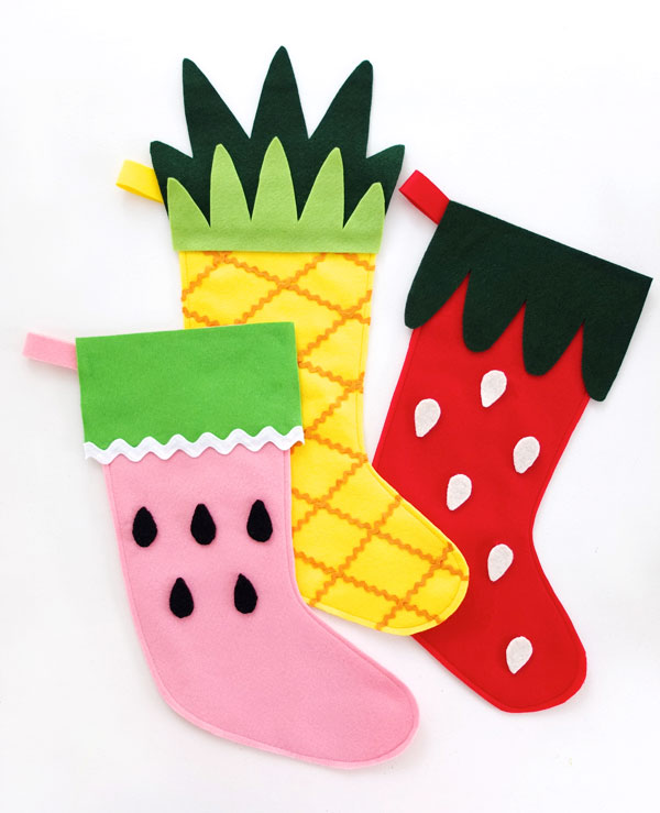 Fruity Christmas Stockings