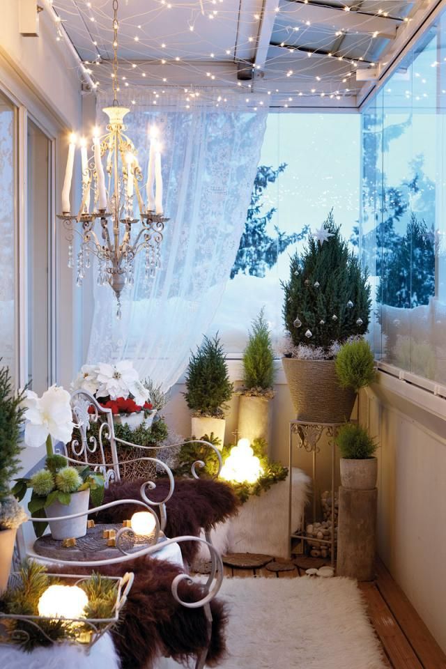 Scandinavian Christmas Porch
