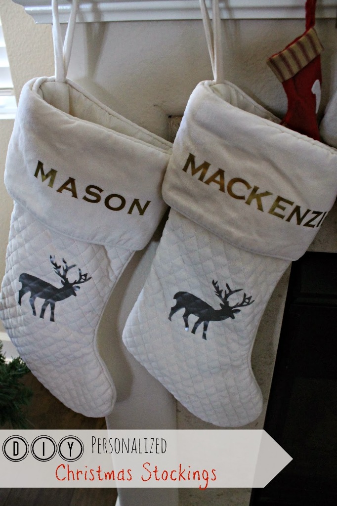 White Christmas Stockings