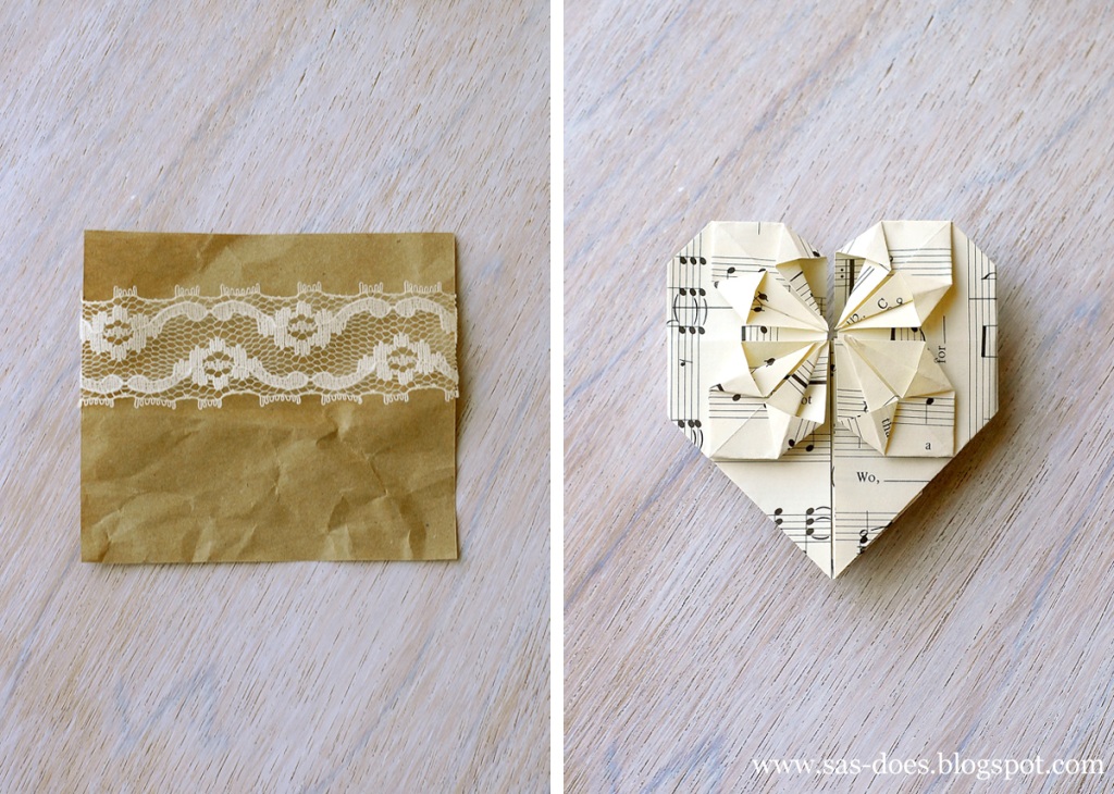 Origami Valentine’s Card