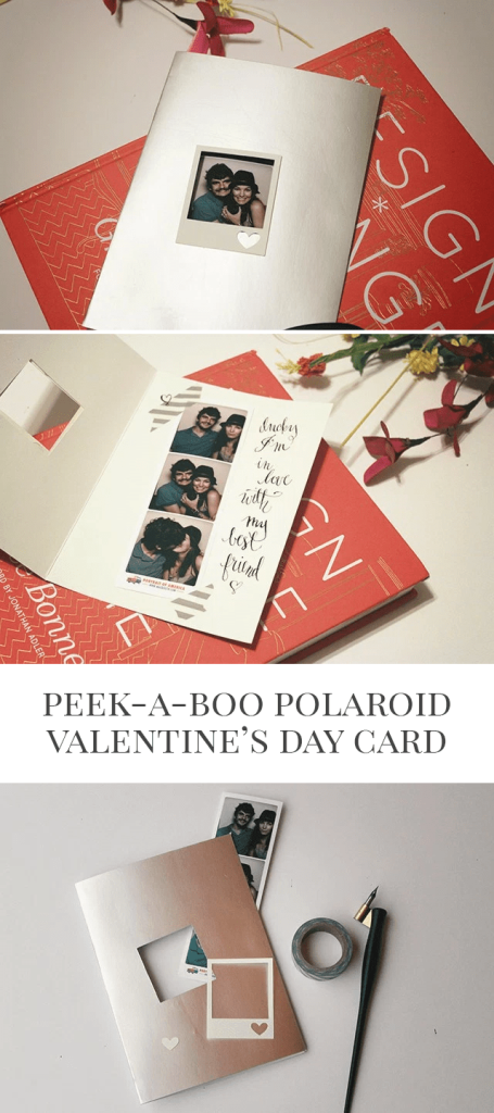 Peek-a-Boo Polaroid Card
