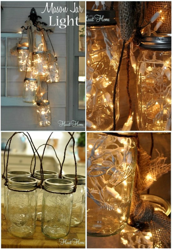 Cluster Mason Jars Lights