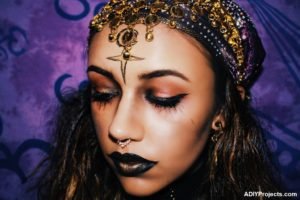 Demented Fortune Teller Halloween Makeup Tutorial