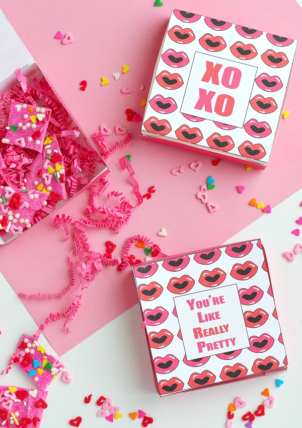 Printable Valentine’s Day Gift Boxes