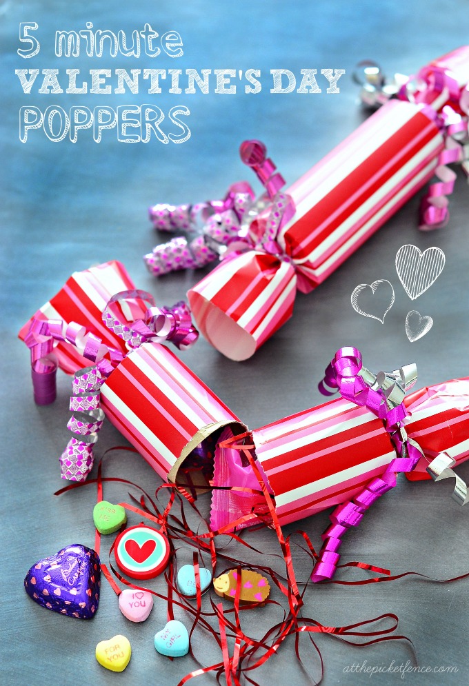 DIY Poppers for Valentines Day